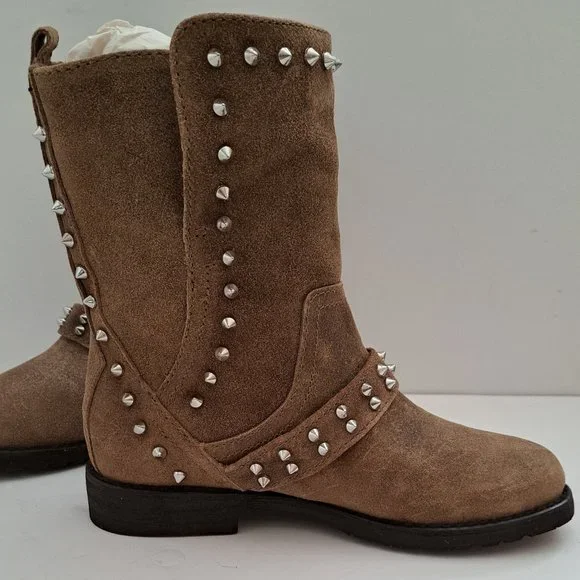 Zara leather boots USA 6.5 EUR 37 - Picture 2 of 8